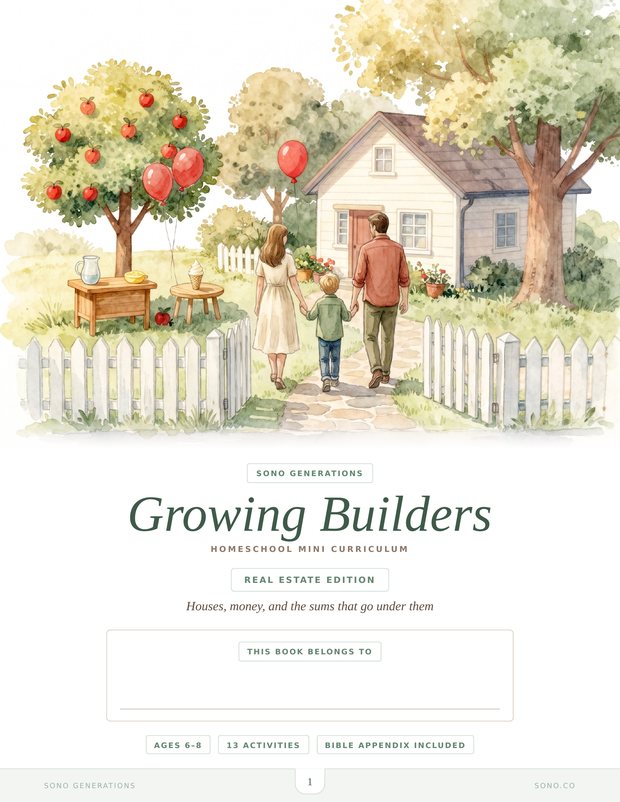 Cover of Growing Builders, ages 6 to 8